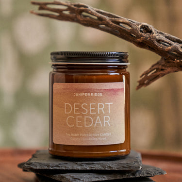 Desert Cedar Essential Oil Candle