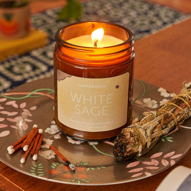 White Sage Essential Oil Candle