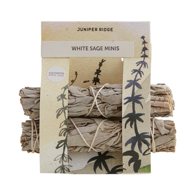 Cultivated White Sage Natural Incense Bundle - Minis
